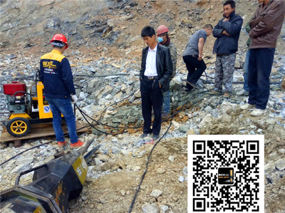 矿山石材低成本破碎加工技术 胀石器的应用与成本分析