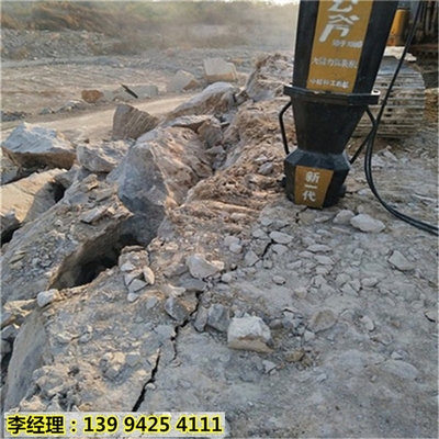 炉霍县石材开采难题 挖掘机无法破碎坚硬石头的解决方案与成本分析